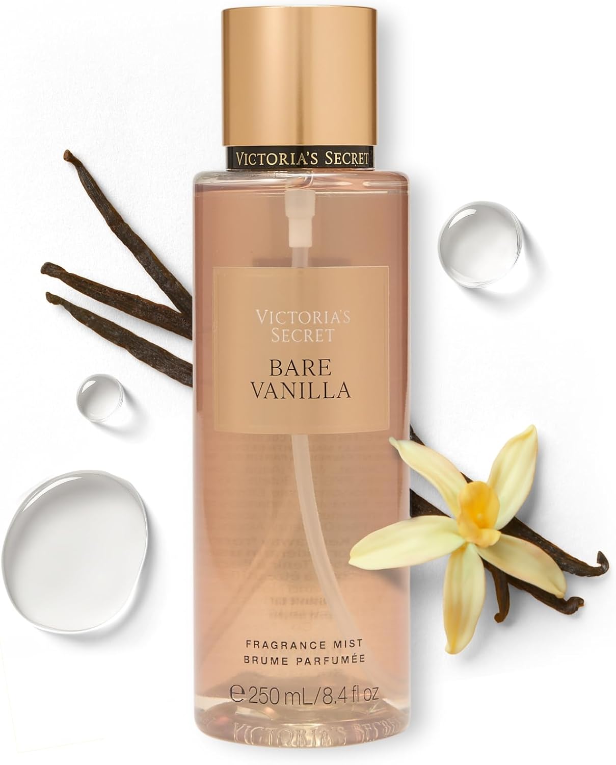 Victoria's Secret Body Fragrance Mist, Bare Vanilla, 8.4 fl oz